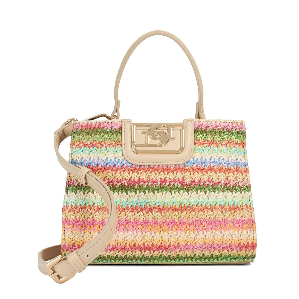 2433 Dune DILLY Textured DD-Interlock Grab Bag, Multi_raffia, Onesize